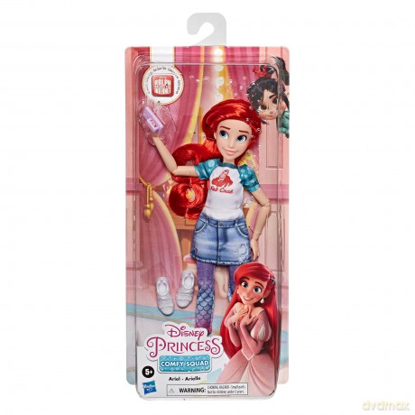 Disney Princess Lalka Comfy Squad Ariel
