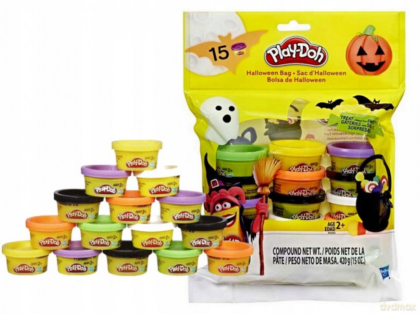 Play-Doh Worek na Halloween 15 mini puszek