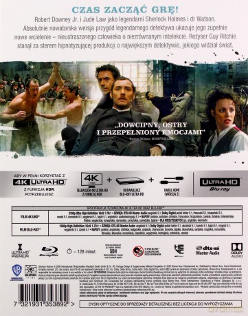 Sherlock Holmes [Blu-Ray 4K]+[Blu-Ray]