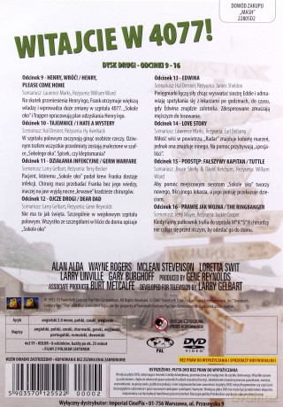 M*A*S*H Sezon 1 Dysk 2 [DVD]