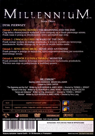 Millenium Sezon 2 Dysk 1 [DVD]