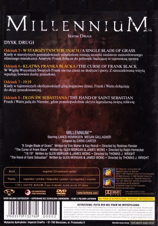 Millenium Sezon 2 Dysk 2 [DVD]