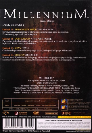 Millenium Sezon 2 Dysk 4 [DVD]