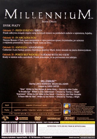 Millenium Sezon 2 Dysk 5 [DVD]