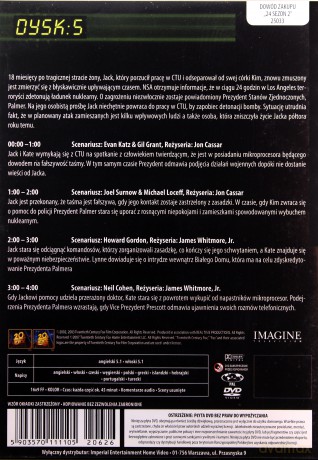 24 Godziny Sezon 2 Dysk 5 [DVD]