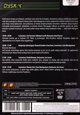 24 Godziny Sezon 5 Dysk 4 [DVD]