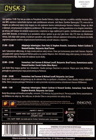 24 Godziny Sezon 3 Dysk 3 [DVD]