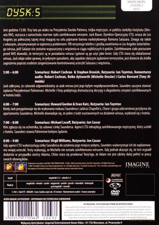 24 Godziny Sezon 3 Dysk 5 [DVD]