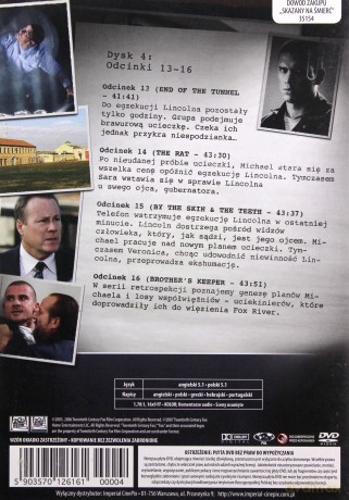 Skazany na Śmierć Sezon 1 Dysk 4 [DVD]