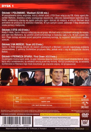Skazany na Śmierć Sezon 2 Dysk 1 [DVD]