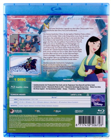 Mulan (Disney) [Blu-Ray]