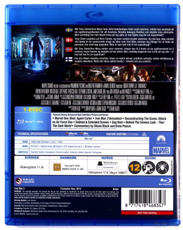 Iron Man 3 [Blu-Ray]