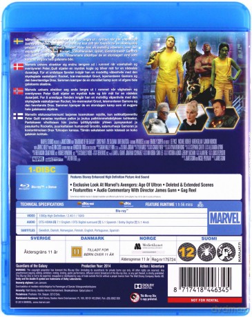 Guardians of the Galaxy (Strażnicy Galaktyki) [Blu-Ray]