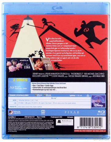Incredibles 2 (Iniemamocni 2) (Disney) [Blu-Ray]