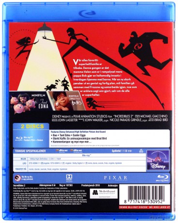 Incredibles 2 (Iniemamocni 2) (Disney) [Blu-Ray]