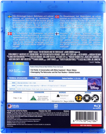 The Nutcracker and the Four Realms (Dziadek do orzechów i cztery królestwa) (Disney) [Blu-Ray]