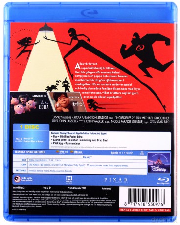 Incredibles 2 (Iniemamocni 2) (Disney) [Blu-Ray]