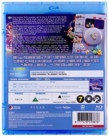 Toy Story 4 (Disney) [Blu-Ray]