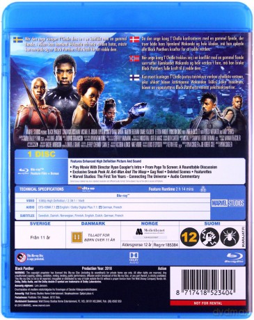 Black Panther (Czarna Pantera) [Blu-Ray]