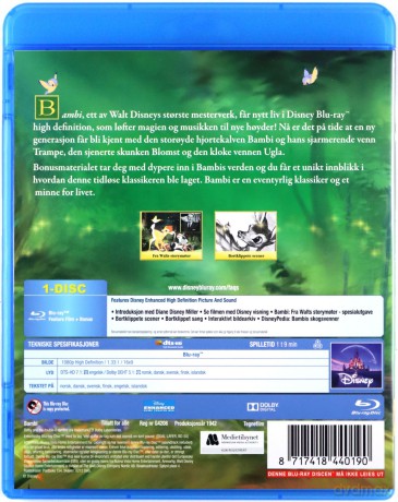 Bambi (Disney) [Blu-Ray]+[DVD]