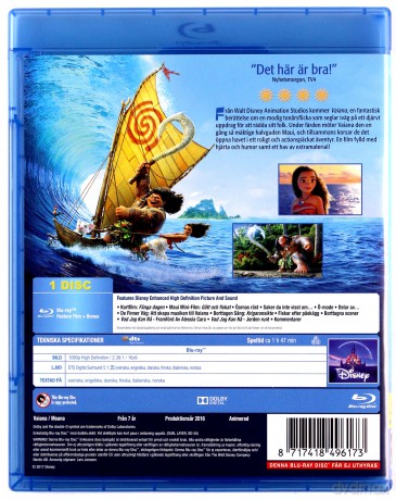 Moana (Vaiana: Skarb oceanu) (Disney) [Blu-Ray]