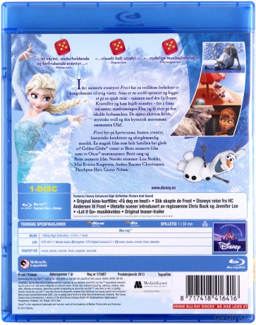 Frozen (Kraina lodu) (Disney) [Blu-Ray]