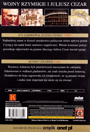 Wojny Rzymskie i Juliusz Cezar 300 p.n.e.-410 [DVD]
