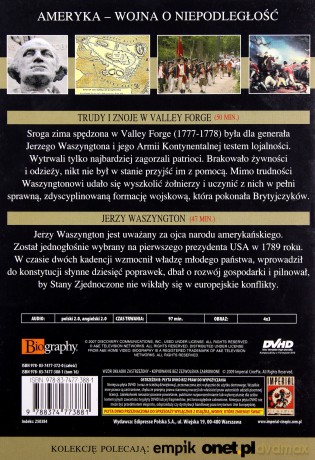 Ameryka Wojna o Niepodległość 1775-1783 [DVD]