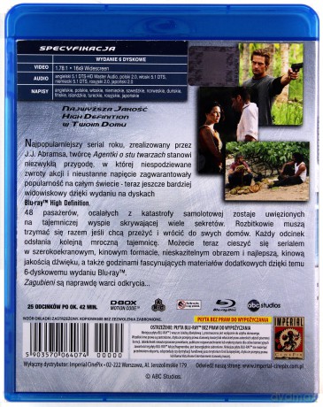 Lost. Zagubieni Sezon 1 [BOX] [6xBlu-Ray]
