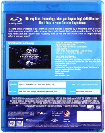 Fantastyczna Czwórka: Narodziny Srebrnego Surfera [Blu-Ray]