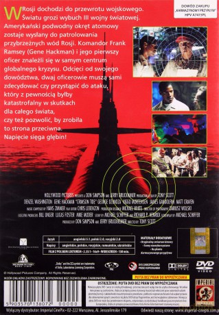 Karmazynowy przypływ [DVD]