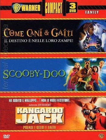 Cats & Dogs / Scooby-Doo / Kangaroo Jack (Psy i koty / Scooby-Doo / Kangur Jack) [3DVD]