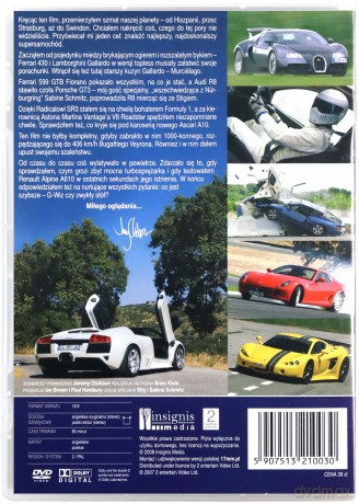 Jeremy Clarkson: Supersamochody: Ostateczne Starcie [DVD]
