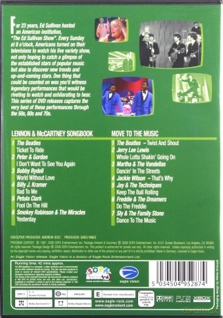 Ed Sullivan: Lennon and Mccartney Songbook/move to the Music [DVD]