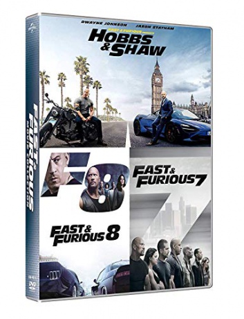 Fast & Furious 7-8 + Hobbs & Shaw Collection (Szybcy i wściekli 7-8 + Hobbs & Shaw) [3DVD]