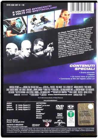 Fast Five (Szybcy i wściekli 5) [DVD]