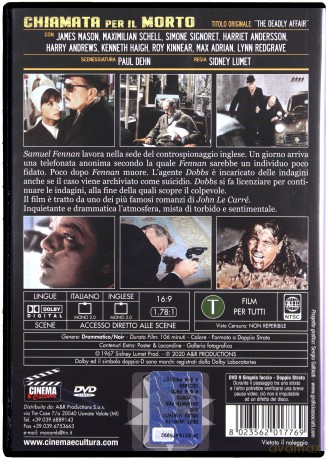 The Deadly Affair (Śmiertelna sprawa) [DVD]