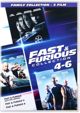 The Fast and the Furious 4-6 (Szybcy i wściekli 4-6) [3DVD]