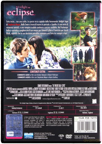 The Twilight Saga: Eclipse (Saga 'Zmierzch': Zaćmienie) [DVD]