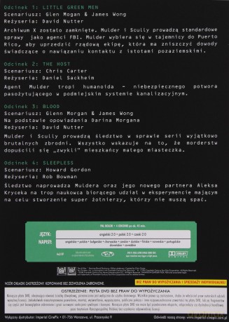 Z archiwum X Dysk 1 [DVD]