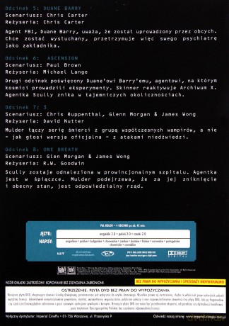 Z archiwum X Dysk 2 [DVD]
