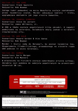 Z archiwum X Dysk 5 [DVD]