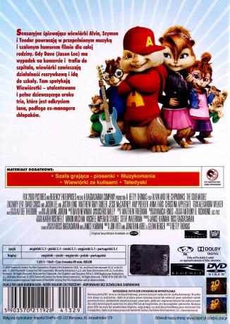 Alvin i Wiewiórki 2 [DVD]