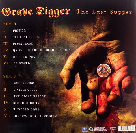 Grave Digger: The Last Supper (Red) [Winyl]