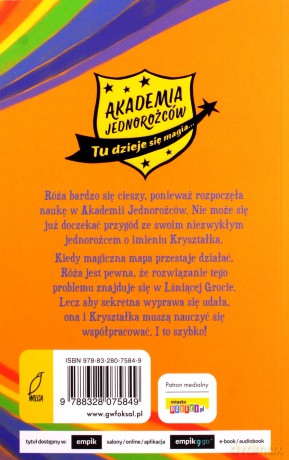 Akademia Jednorożców (Tom 7) Róża i Kryształka - Julie Sykes [KSIĄŻKA]