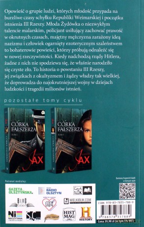 Córka fałszerza (Tom 1) - Joanna Jax [KSIĄŻKA]