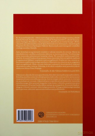 Człowiek i zwierzęta. Lubelskie Studia Teologicznomoralne (Tom 11) - ks. Krzysztof Smykowski [KSIĄŻKA]