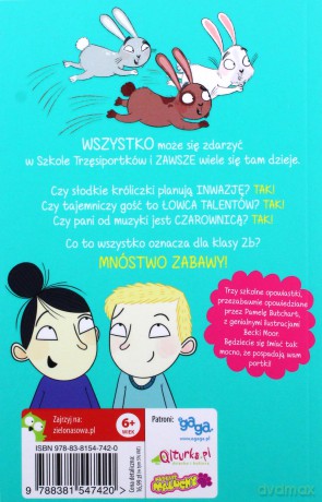 Inwazja króliczków. Szkoła Trzęsiportków - Pamela Butchart [KSIĄŻKA]