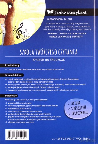 Janko Muzykant. Lektura z opracowaniem - Henryk Sienkiewicz [KSIĄŻKA]