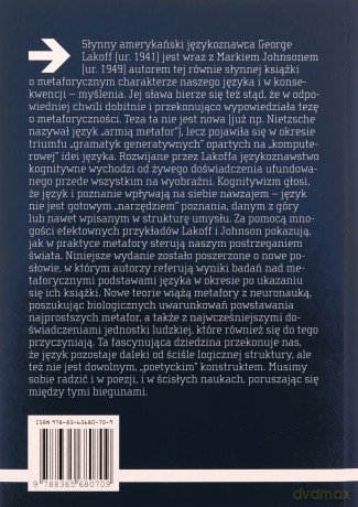 Metafory w naszym życiu - George Lakoff, Mark Johnson [KSIĄŻKA]